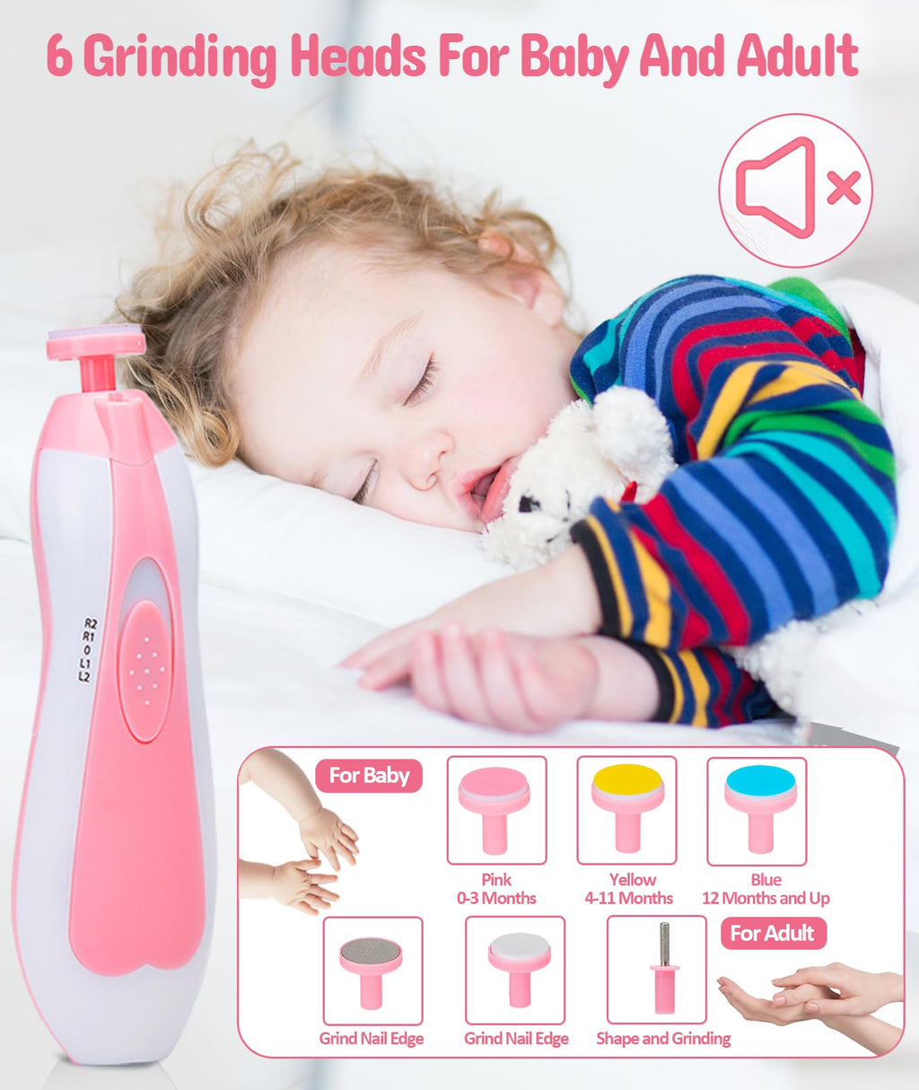 YASEW Baby Grooming Kit with Electric Nail Trimmer, Newborn Essentials