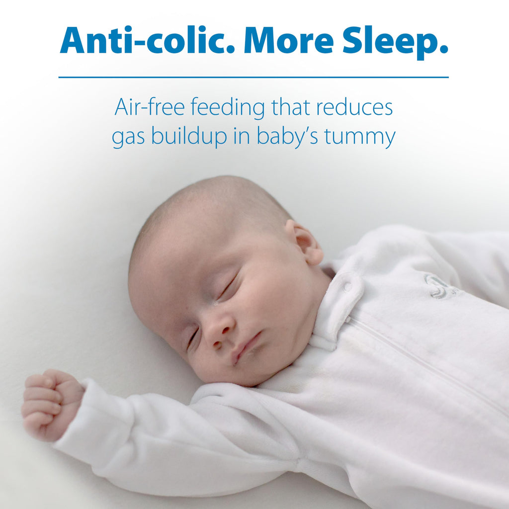 Dr. Brown's Anti-Colic Options+ Narrow Glass Baby Bottle, 8 oz, 3-Pack