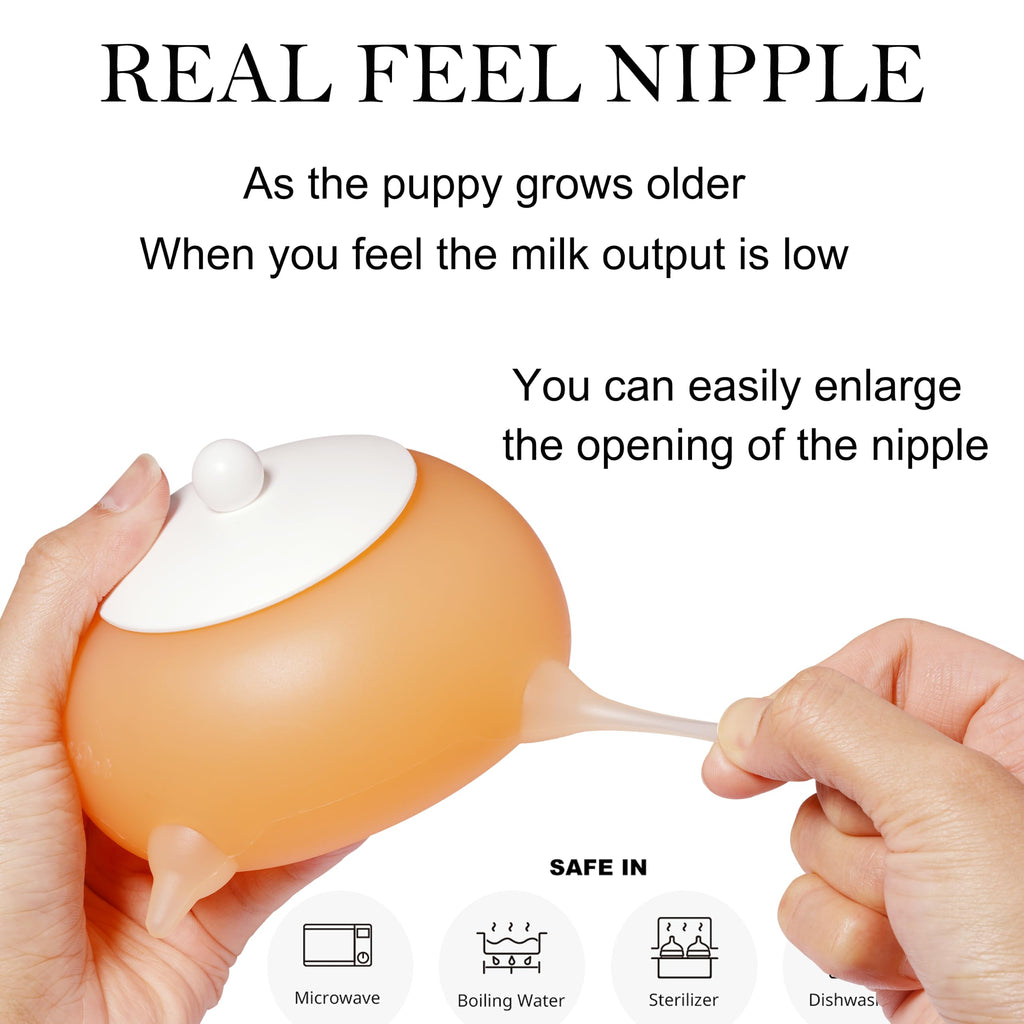 Doggiema Puppy Milk Feeder Nipple Puppy Bottle Puppy's feeders