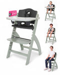 Abiie Beyond Junior Convertible Wooden High Chair with Removable Tray
