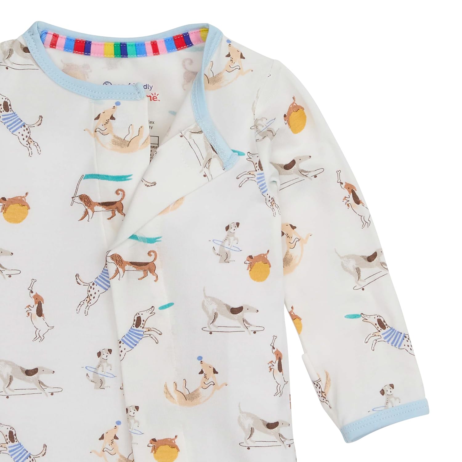 Magnetic Me Boys Modal Magnetic Baby Footie Pajamas | Silky Soft Modal Fabric | Howlarious | Newborn