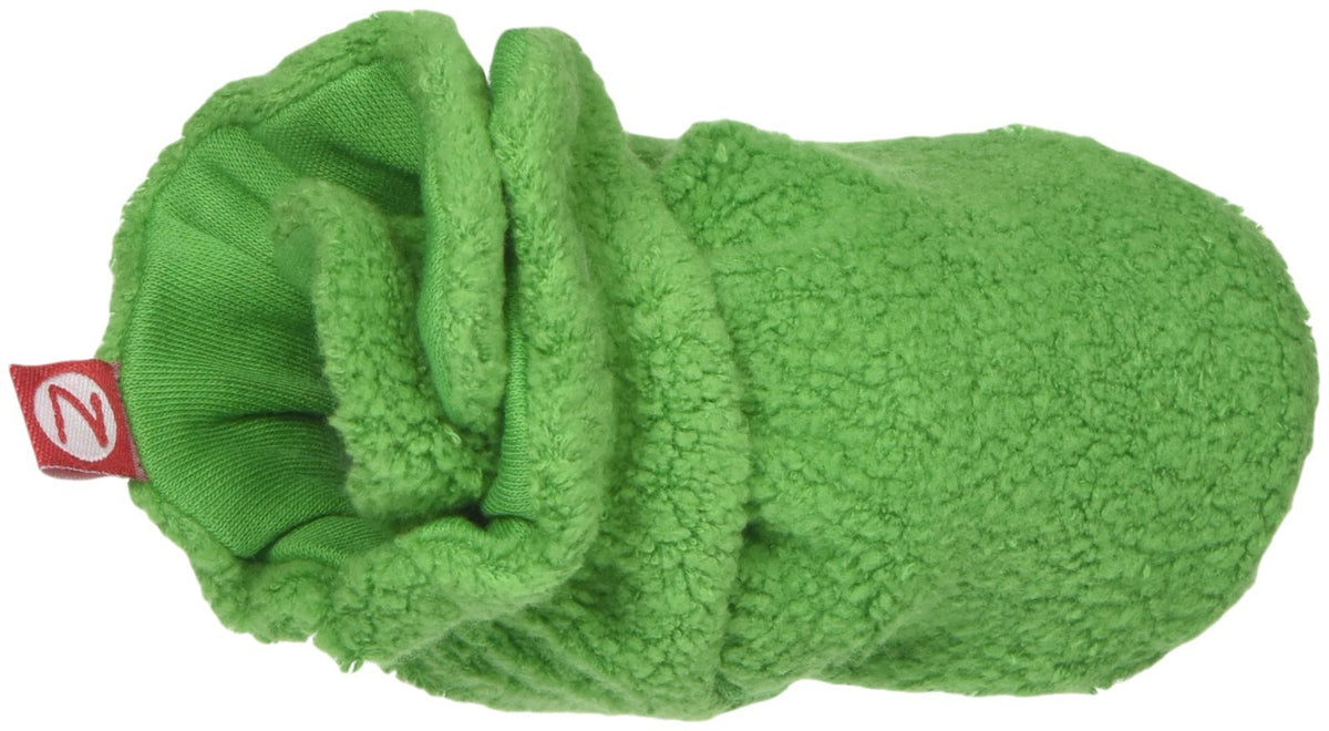 Zutano Newborn Unisex-Baby Fleece Bootie, Apple, 12 Months