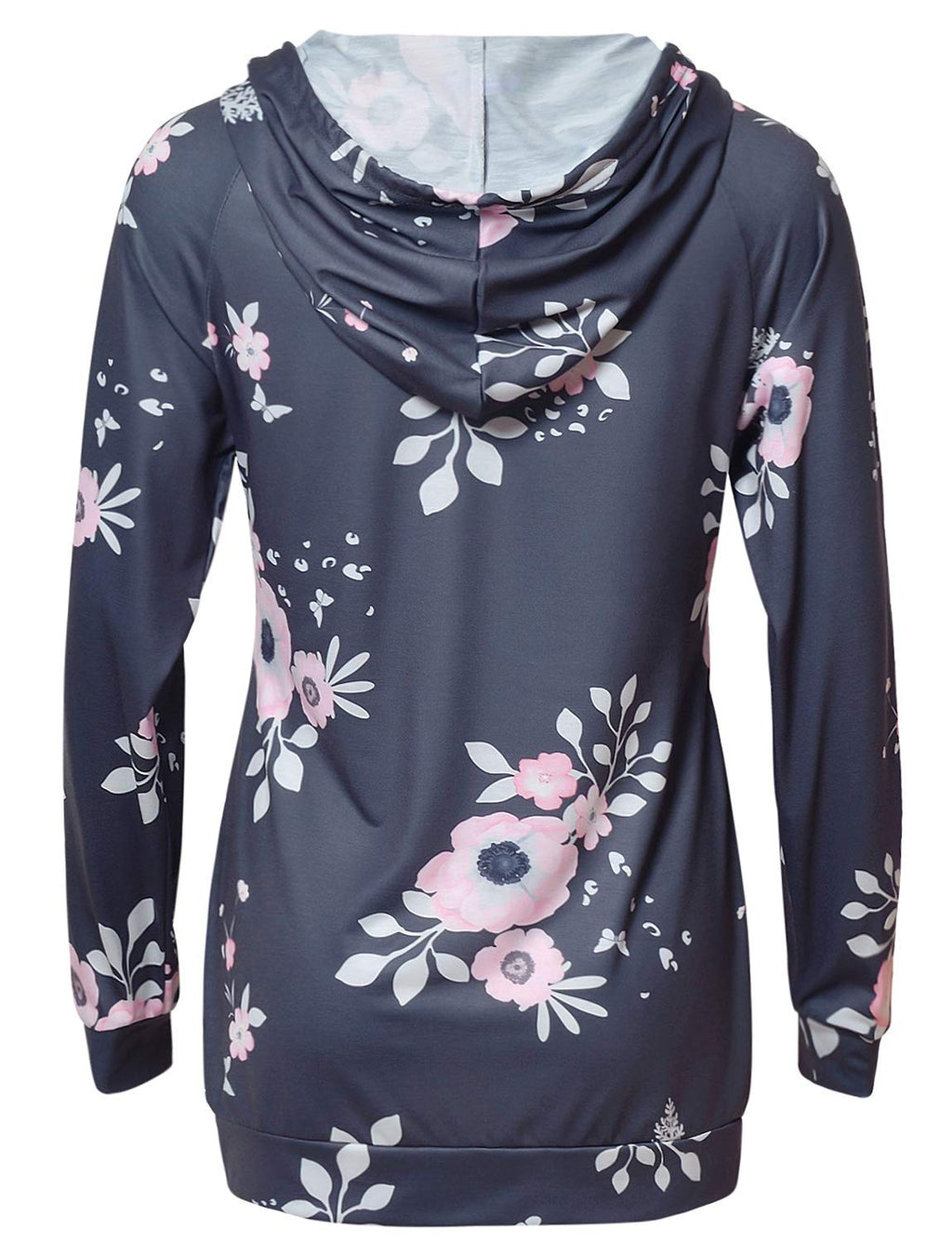 Women's Nursing Hoodie Sweatshirt Long Sleeves Breastfeeding Maternity Tops Casual Clothes with Kangaroo Pocket
