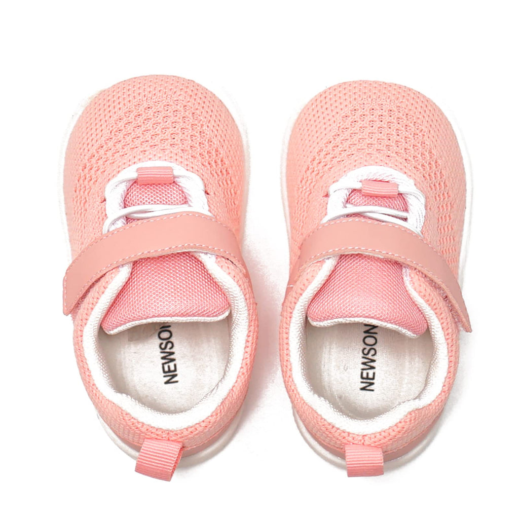 Newsonet Baby Walking Shoes First Infant Sneakers Pink Size 18-24 Months