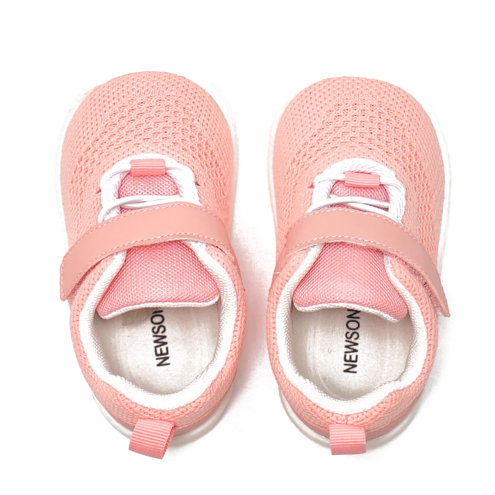 Newsonet Baby Walking Shoes First Infant Sneakers Pink Size 18-24 Months
