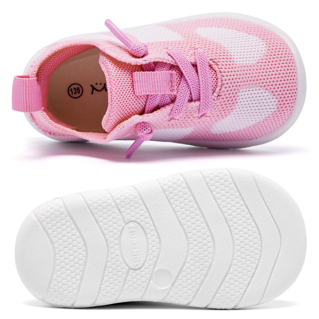 MORENDL Toddler Shoes Baby Walking Sock Shoes Infant Sneakers Boy Girl Barefoot Tennis Shoe Non-Slip Brethable