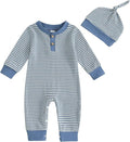 Kuriozud Newborn Infant Unisex Baby Boy Girl Clothes Button Romper Jumpsuit Basic One Piece Outfits