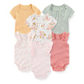 JELYLOVE 6 Pack Short Sleeve Baby Boy Girl Bodysuits New born Clothing
