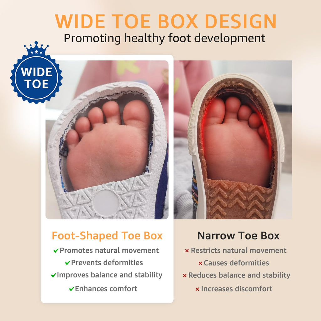 Toddler Girls Shoes Wide Toe Box Barefoot Sneakers Water Pink Size T8