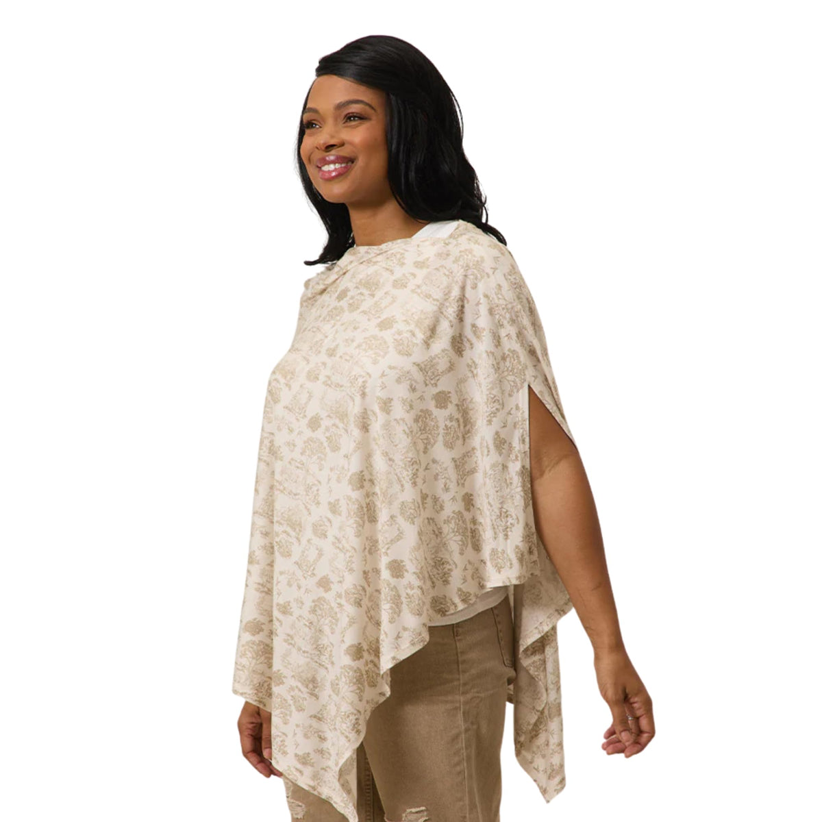 Solly Baby Nursing Cover, Breathable Breastfeeding Cover-Up, Basil