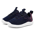 MORENDL Toddler Sneakers Baby Slip On Walking Shoes Non-Slip Breathable Boys & Girls Running Shoes Infant Tennis Shoes Blue Pink 12-15 Months Size 5