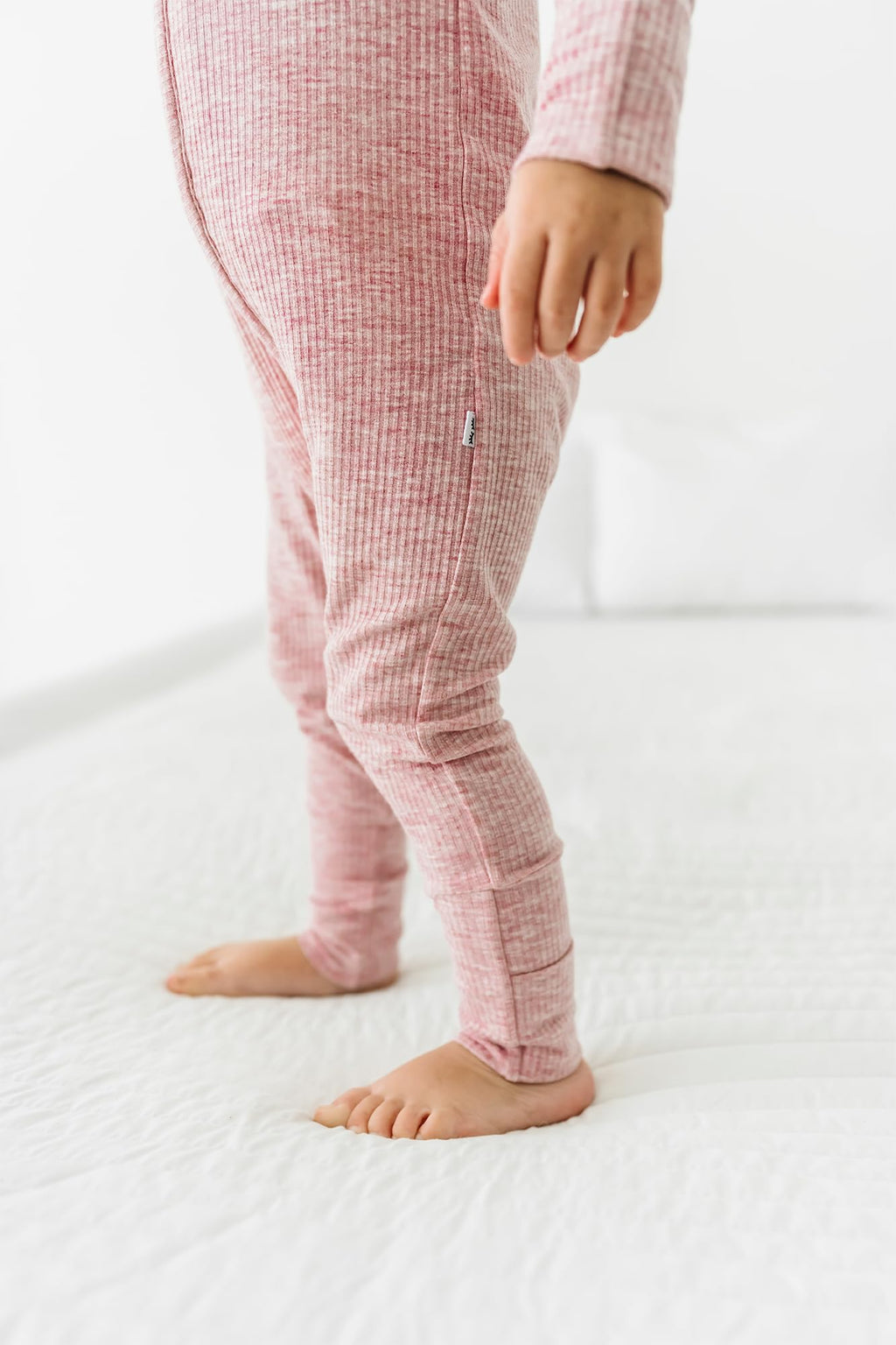Little Sleepies Baby Pajamas, Heather Mauve, 18-24M