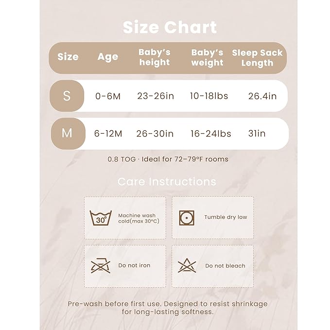 Konssy Muslin Baby Sleep Sack 0-6 Months 0.8 TOG, 2 Pack 100% Cotton Wearable Blanket for Babies, 2-Way Zipper Breathable Sleeping Sack Infant Toddler Essentials for Girls and Boys (Woodland,Sage)