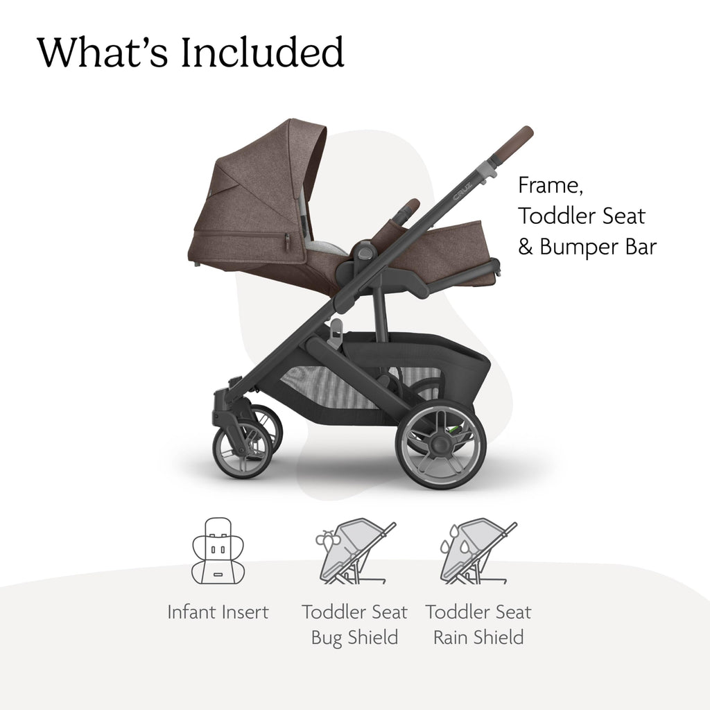 UPPAbaby Cruz V3 Full-Size, from Birth, Car Seat Compatible - Owen