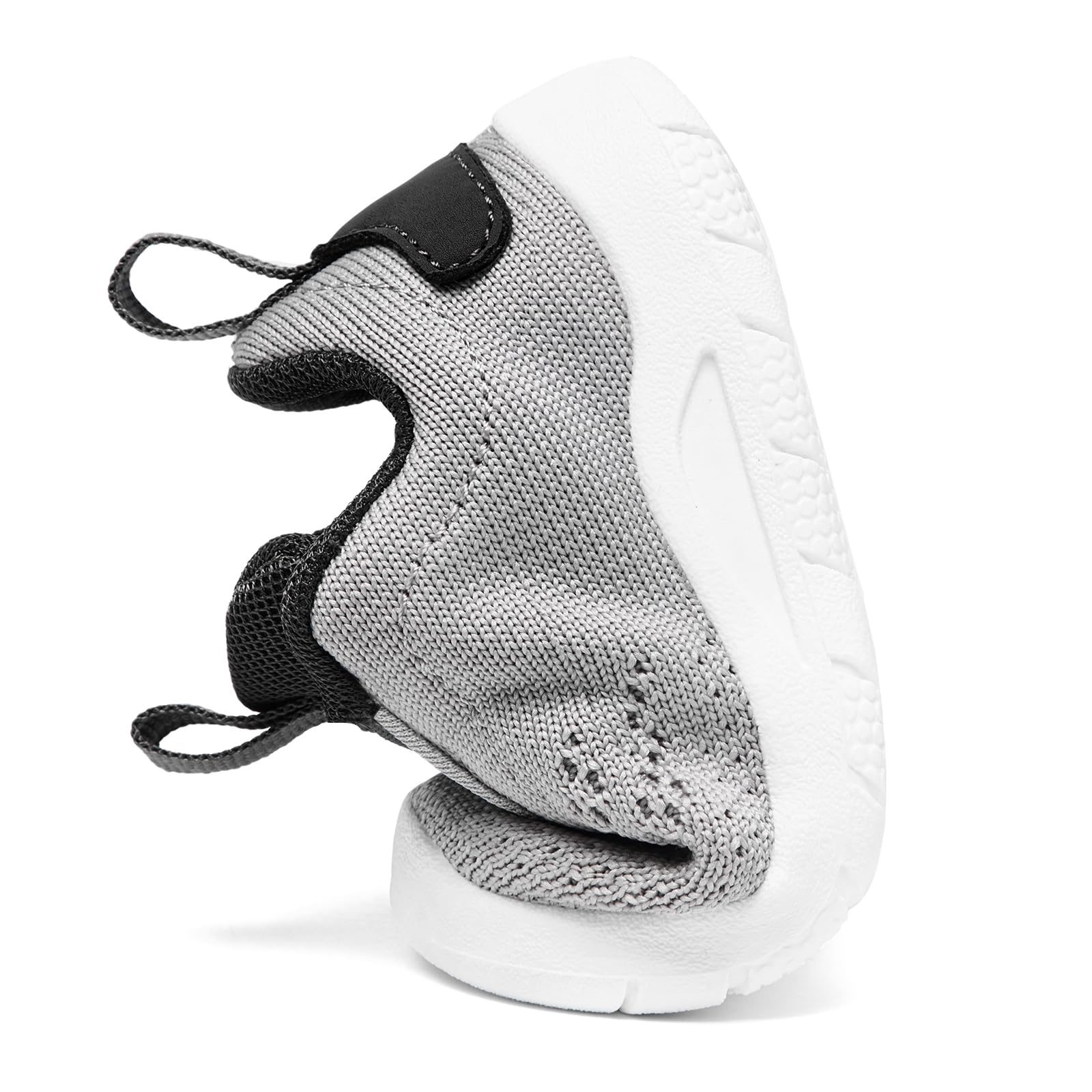 MORENDL Toddler Sneakers Baby Slip On Walking Shoes Non-Slip Breathable Boys & Girls Running Shoes Infant Tennis Shoe Grey Size 9