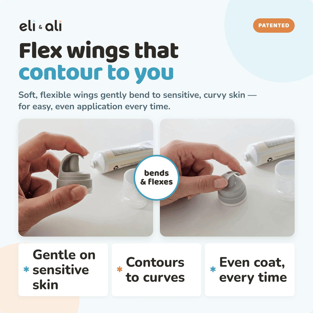 Eli & Ali Tush Swiper - Diaper Cream Applicator Fits Most Creams, Pink 2pk