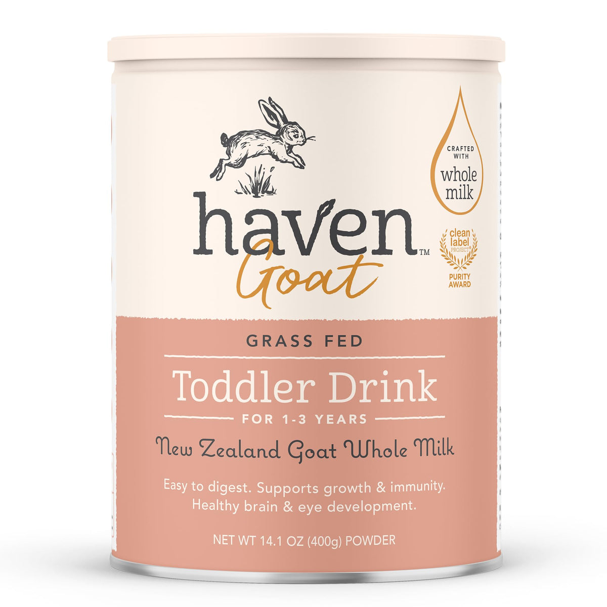 Haven Goat Toddler Formula, Whole Milk, 12+ Months, 14.1oz (6 Pack)