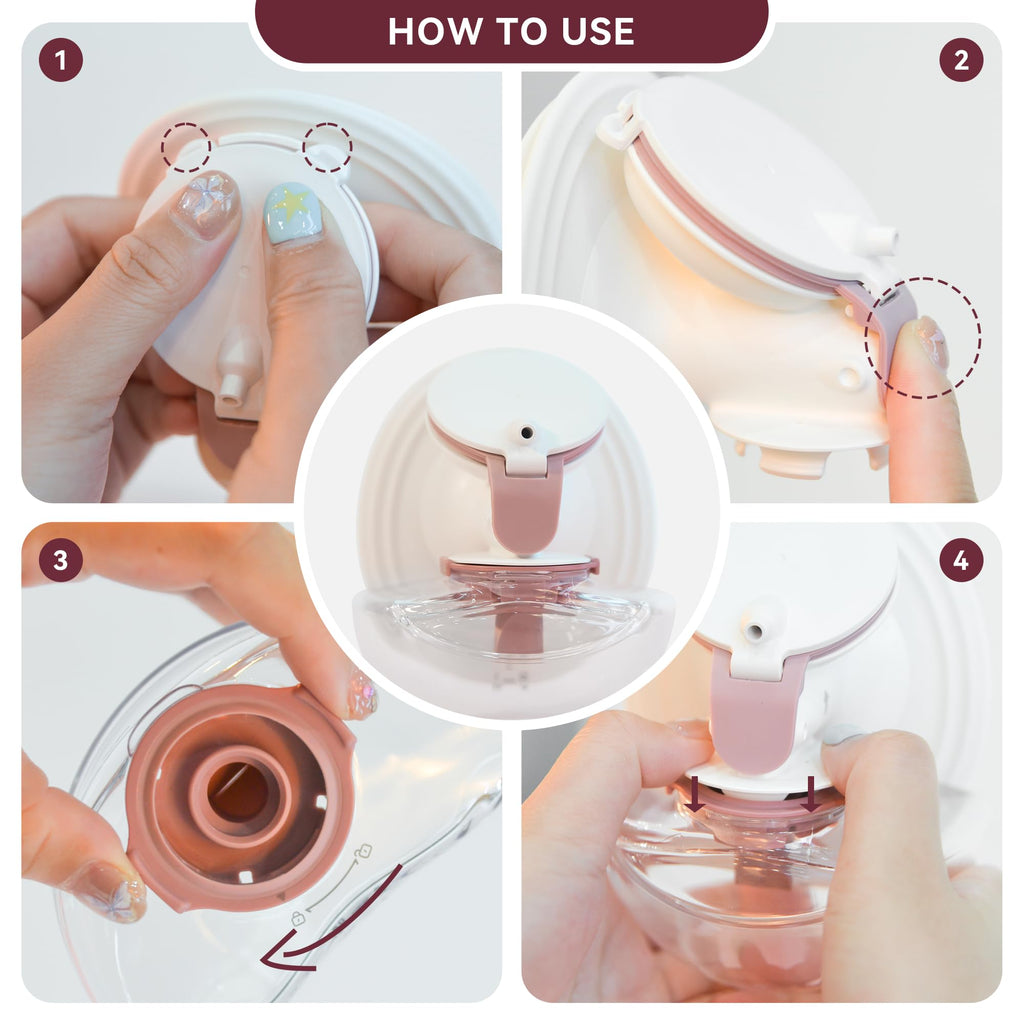 TOVVILD Replacement Pump Parts Compatible with Momcozy M9 Pump Parts Include 2PCS Duckbill Valves & 2PCS Diaphragms for momcozy m9 Replacement Parts (4PCS)
