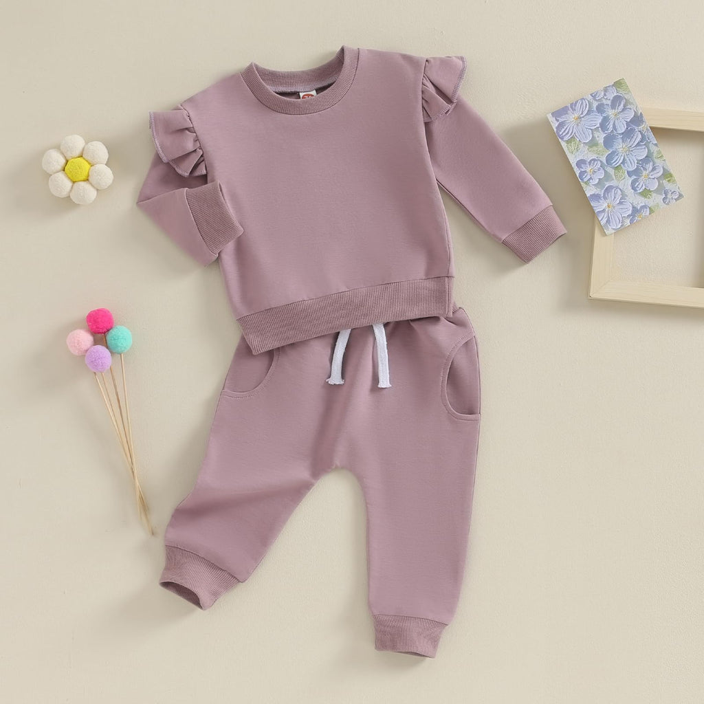 Toddler Baby Girl Clothes 6 12 18 24 Months Fall Outfits Sweatshirt Pants