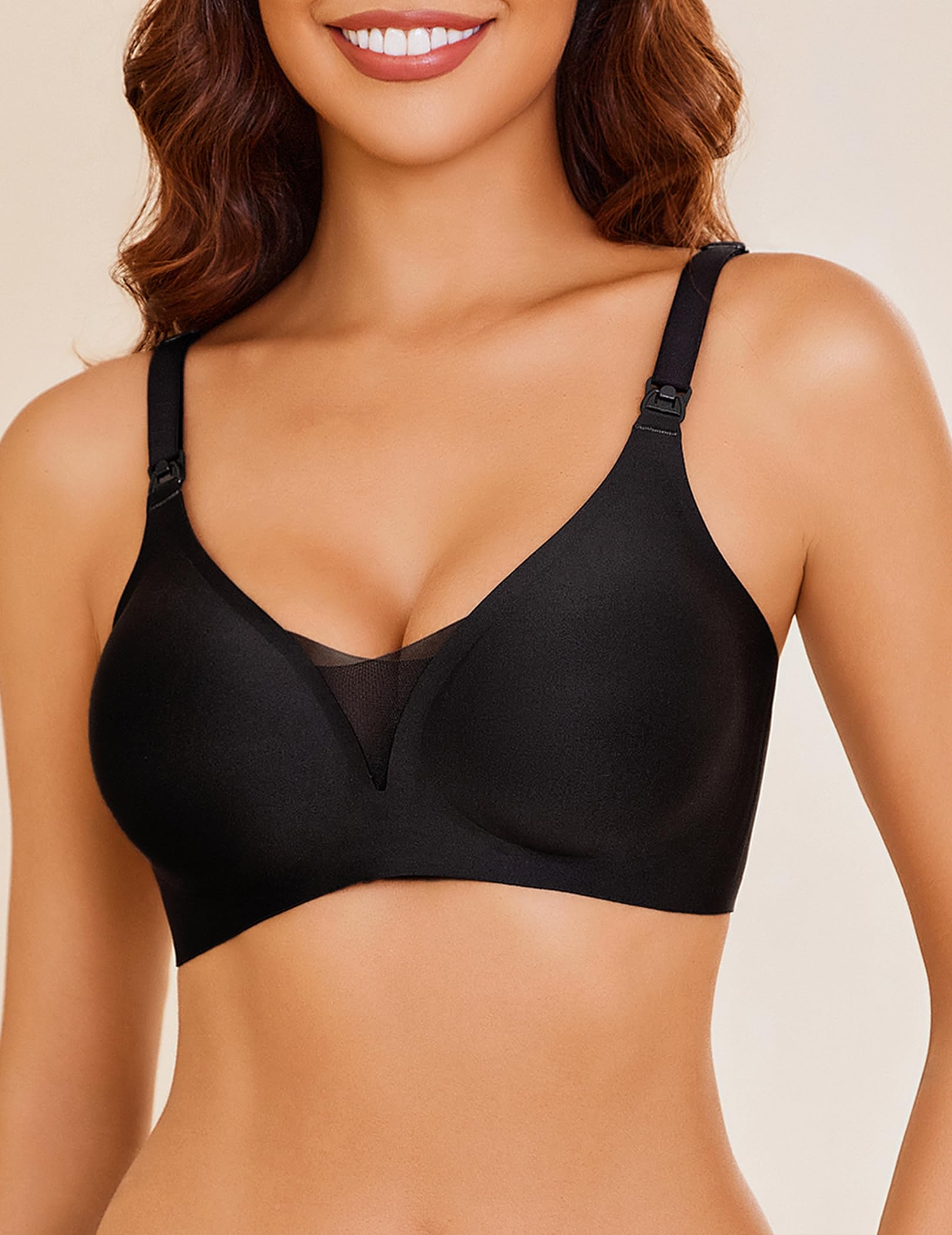 Avidlove Nursing Bras for Breastfeeding Wireless Seamless Maternity Bra