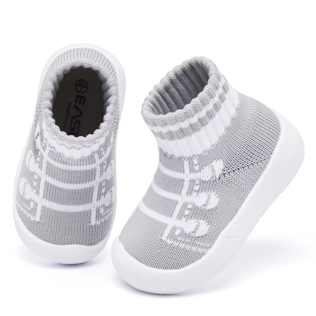 Eashi Baby Boy Girls Sock Walking Shoes Infant Non-Slip Slippers Sneakers