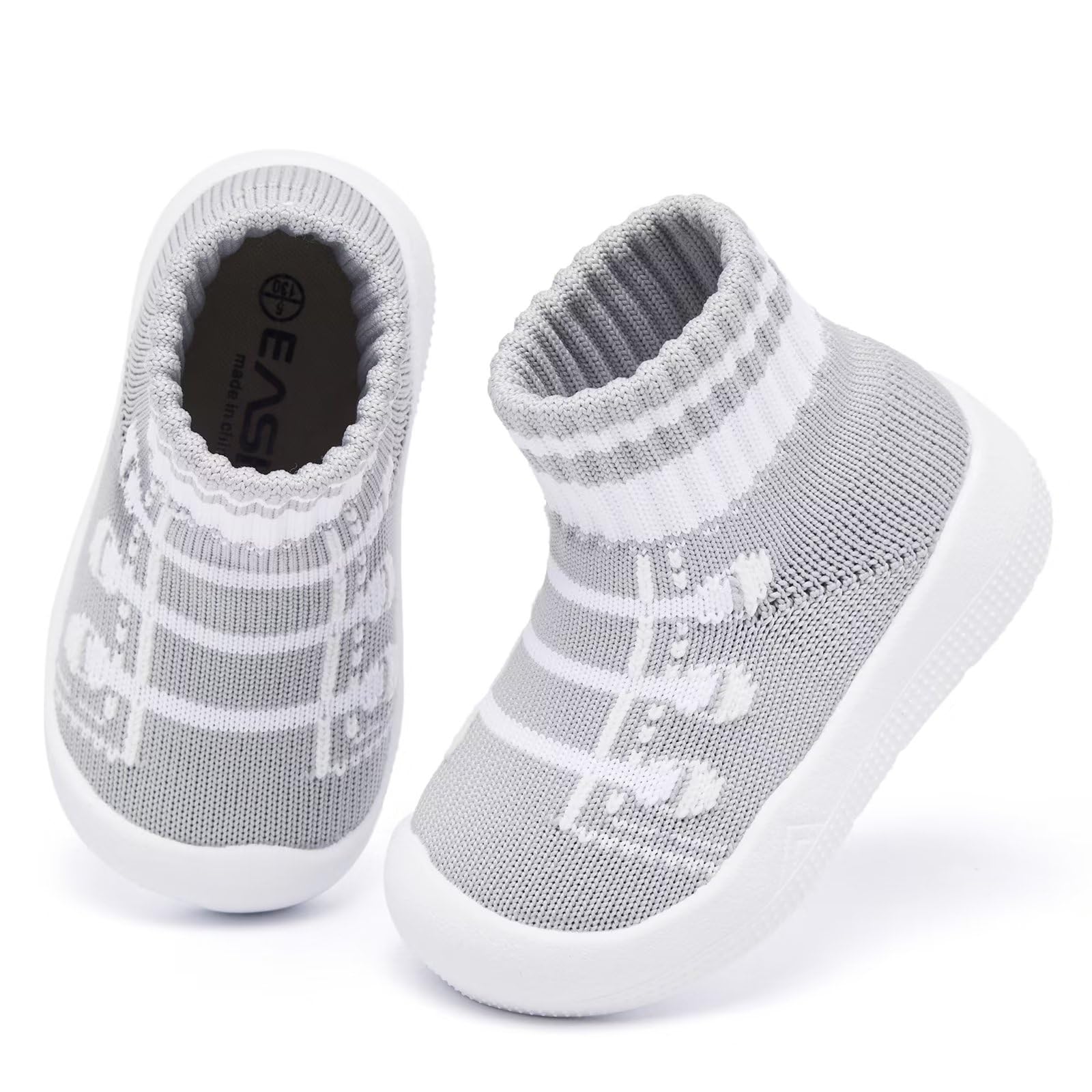 Eashi Baby Boy Girls Sock Walking Shoes Infant Non-Slip Slippers Sneakers