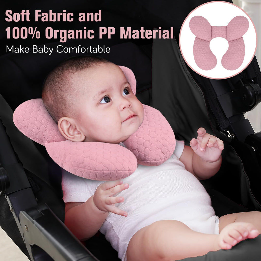 KAKIBLIN Baby Travel Pillow, Upgraded Baby Neck Pillows for Car Seat