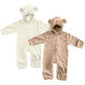 Cuddle Club Fleece Baby Bunting Bodysuit – Infant One Piece Kids Hooded Romper Outerwear Toddler Jacket