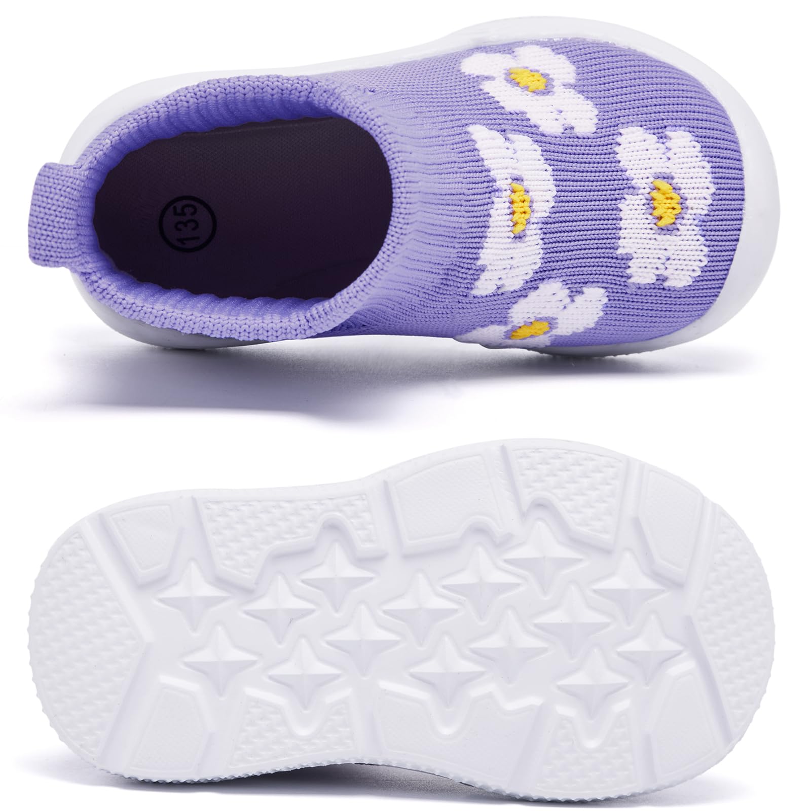 MORENDL Toddler Sock Shoes Baby Walking Shoes Infant Slippers Boys & Girls Non-Slip Sneakers