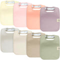KeaBabies 8-Pack Organic Baby Bibs for Boys, Girls Drool Bibs (Embrace)