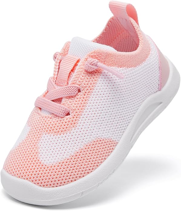 MORENDL Toddler Shoes Baby Walking Sock Shoes Infant Sneakers 0-4 Years Boy Girl Barefoot Tennis Shoe Non-Slip Brethable