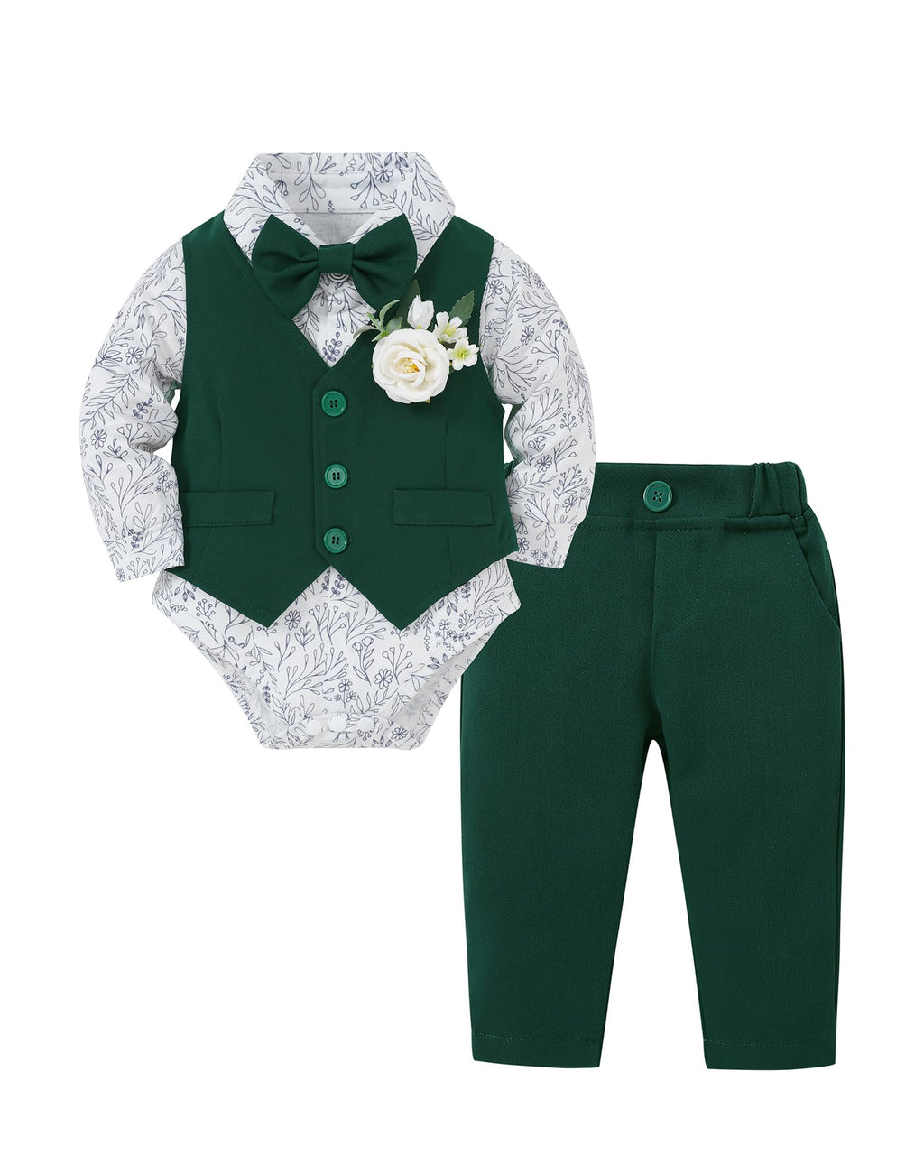 Coco&RARA Baby Boy Clothes Suits Formal Gentleman Wedding Outfits 0-24M