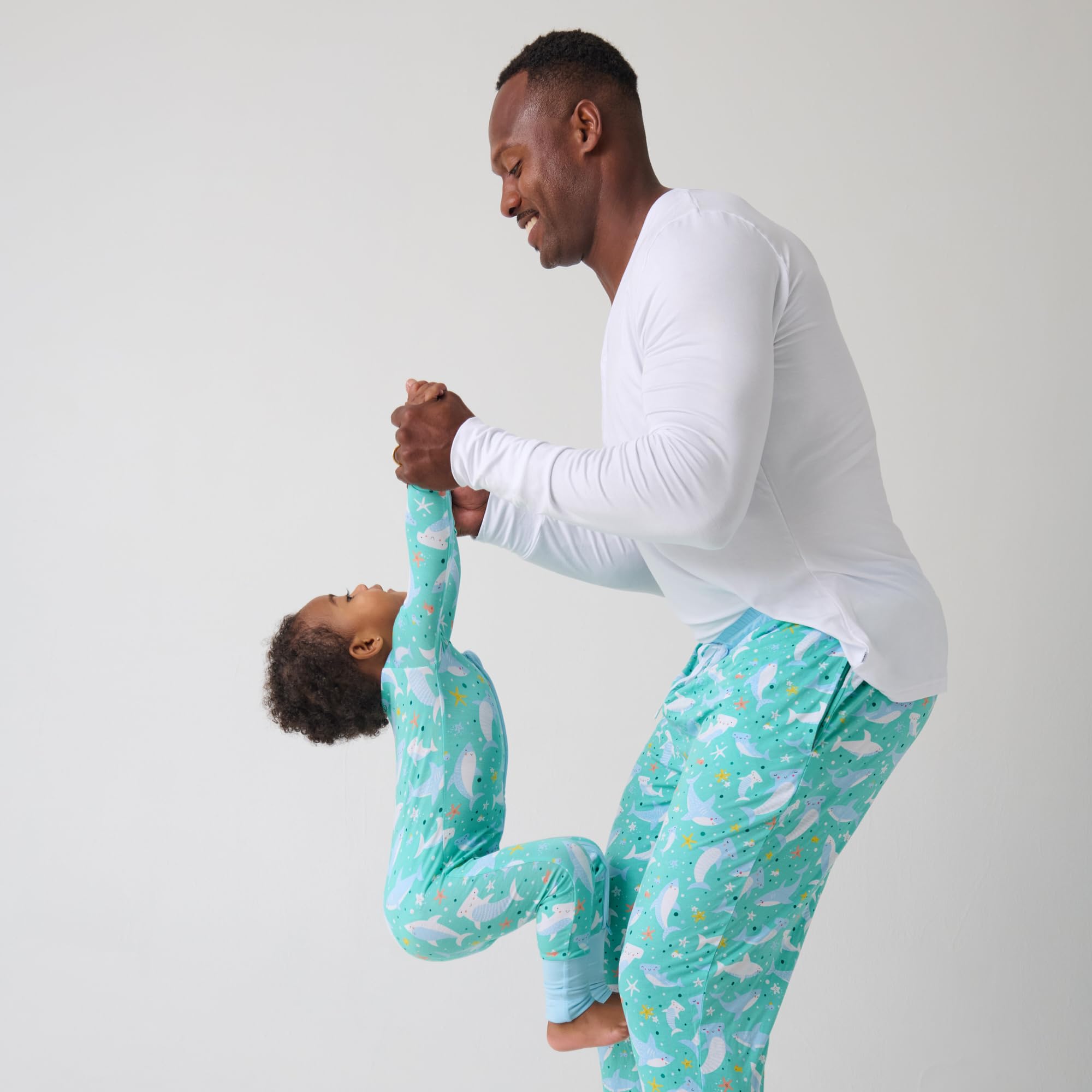 Little Sleepies Pajamas for Baby Boys & Girls, Viscose from Bamboo Baby Pajamas, Snug Sleeper, Toddler PJs, 2-Way Zipper, Shark Soiree, Preemie