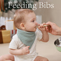 PurlHaven Muslin Bibs, 10 Pack Baby Bandana Drool Bibs,Extra Absorbent Soft Cotton,Baby Bib for Drooling and Teething (T-10pcs-not waterproof)