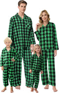 Schbbbta Family Matching Pajamas Holiday Sleepwear Long Sleeve Pjs Sets