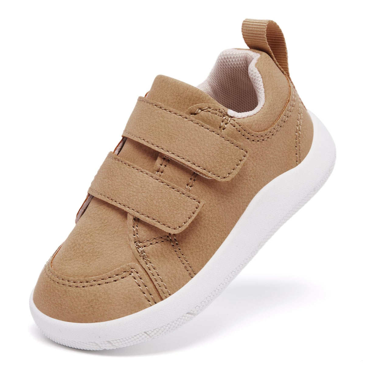 MORENDL Wide Toe Box Shoes Toddler Barefoot Shoes Baby Walking Shoe Boy Girl Non-Slip Zero Drop Minimalist Sneakers Comfort Tennis Outdoor Activities Mix LightGrey 9-12 Months