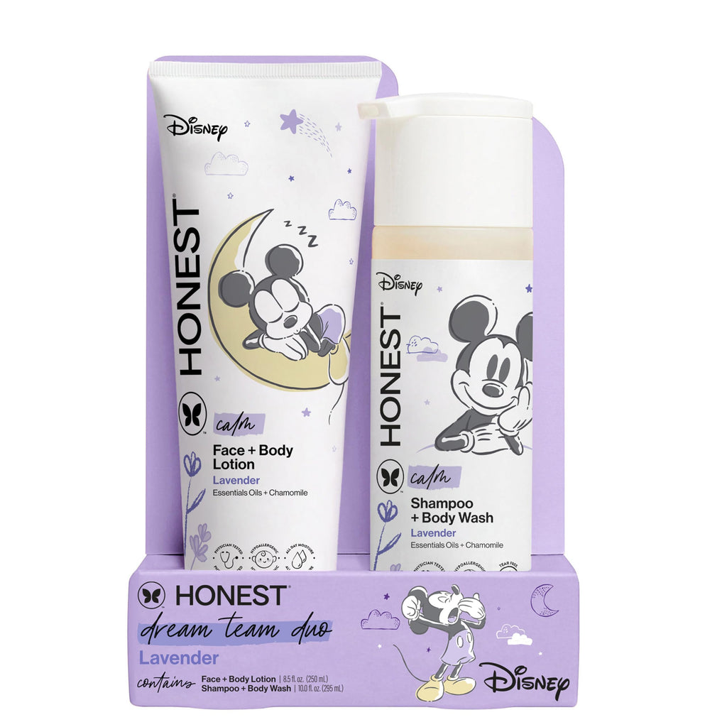 The Honest Company Shampoo, Body Wash & Lotion Bundle, Lavender, 18.5 fl oz