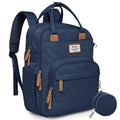 RUVALINO Baby Diaper Bag Backpack with Changing Pad, Peacock Blue
