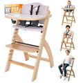 Abiie Beyond Junior Convertible Wooden High Chair with Removable Tray