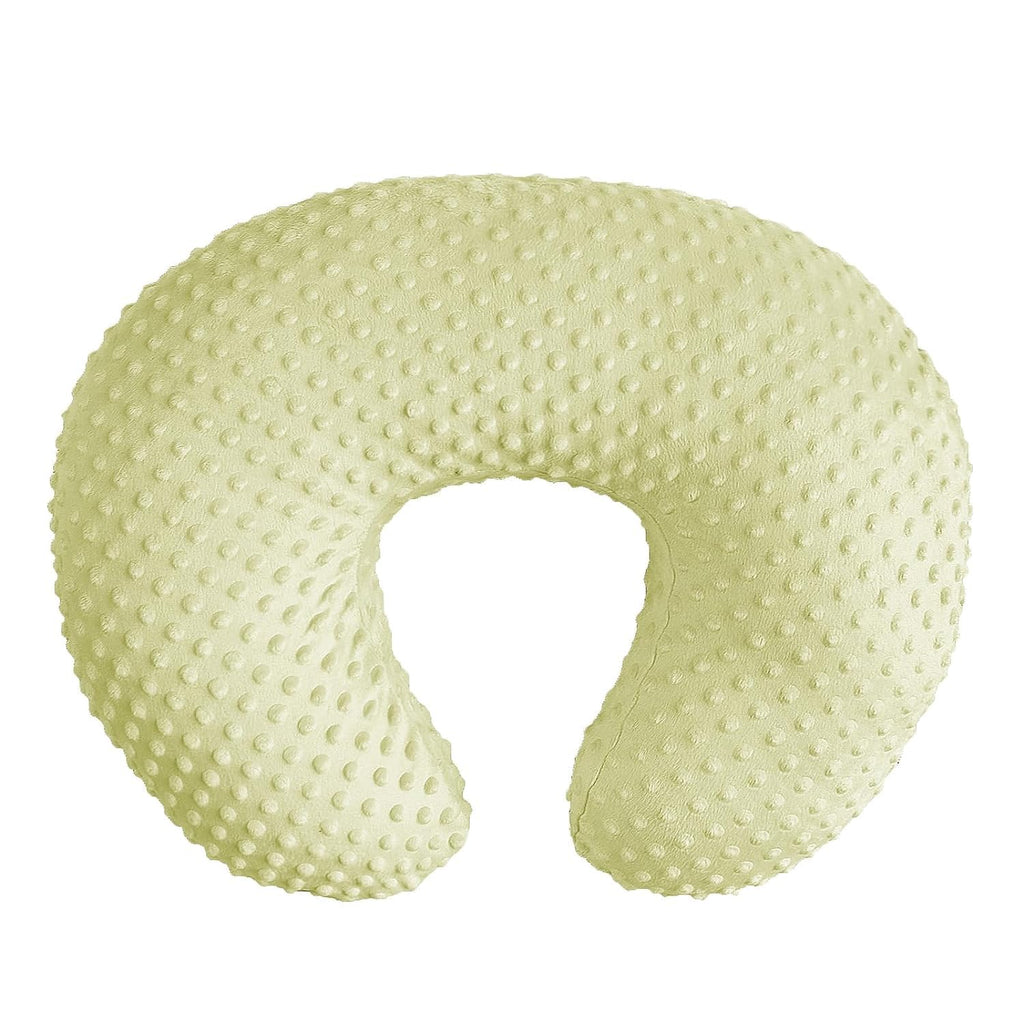 iEvolve Minky Nursing Pillow Cover Breast Feeding Pillow Cover Slipcover U Shape for Baby Boy Girl,Cover Only(Mustard)