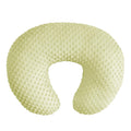 iEvolve Minky Nursing Pillow Cover Breast Feeding Pillow Cover Slipcover U Shape for Baby Boy Girl,Cover Only(Mustard)