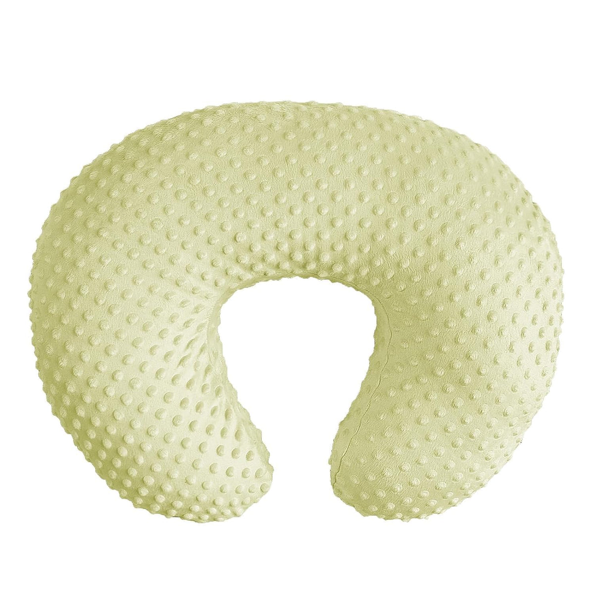 iEvolve Minky Nursing Pillow Cover Breast Feeding Pillow Cover Slipcover U Shape for Baby Boy Girl,Cover Only(Mustard)