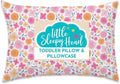 Little Sleepy Head Toddler Pillow with Pillowcase 13x18 - Kids Pillow for Sleeping - Better Neck Support Ergonomic Pillow and Toddler Pillowcase - Best Pillows for Kids (Whimsy Garden)