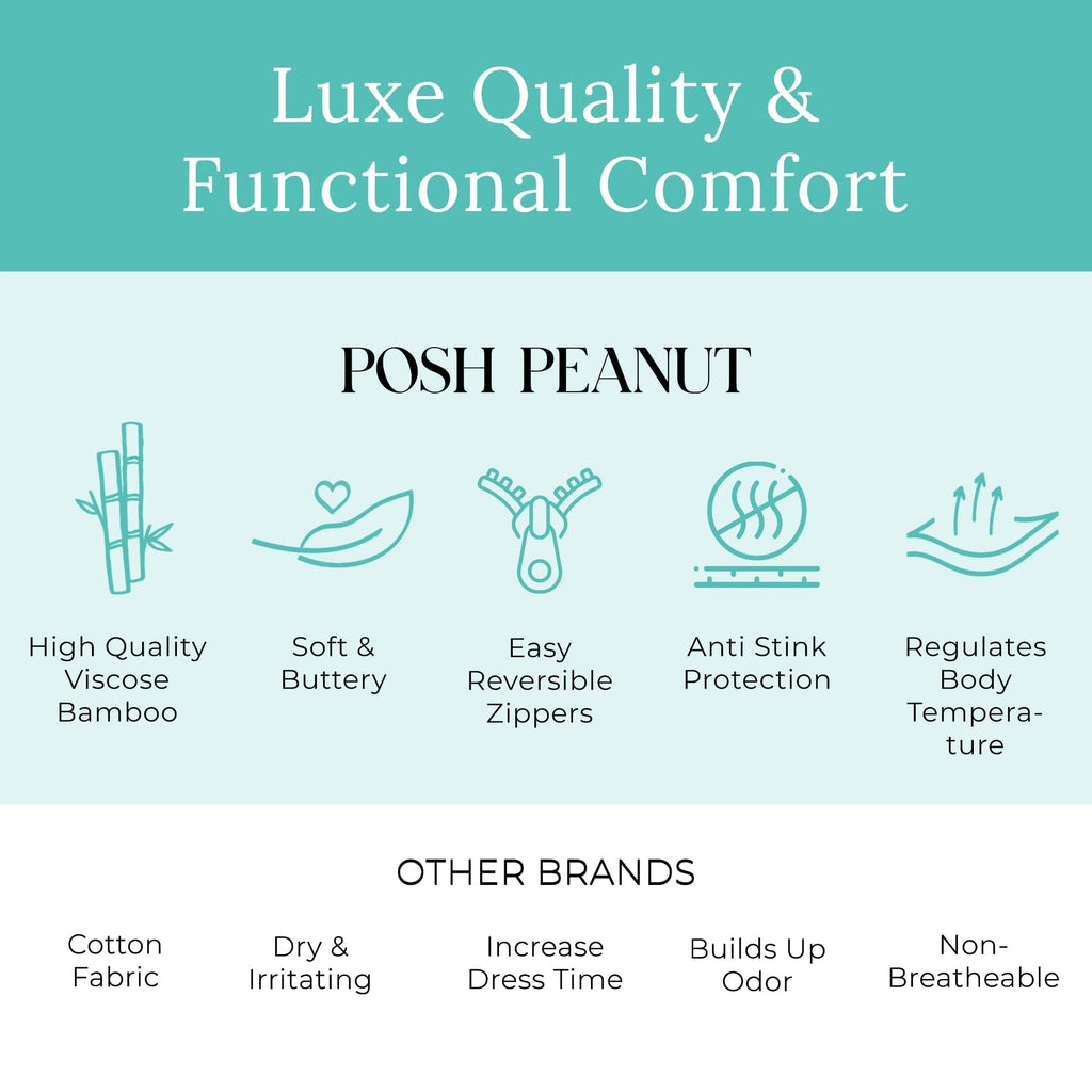 Posh Peanut Convertible Baby Sleepers, Toddlers Footless Pajamas for Girls