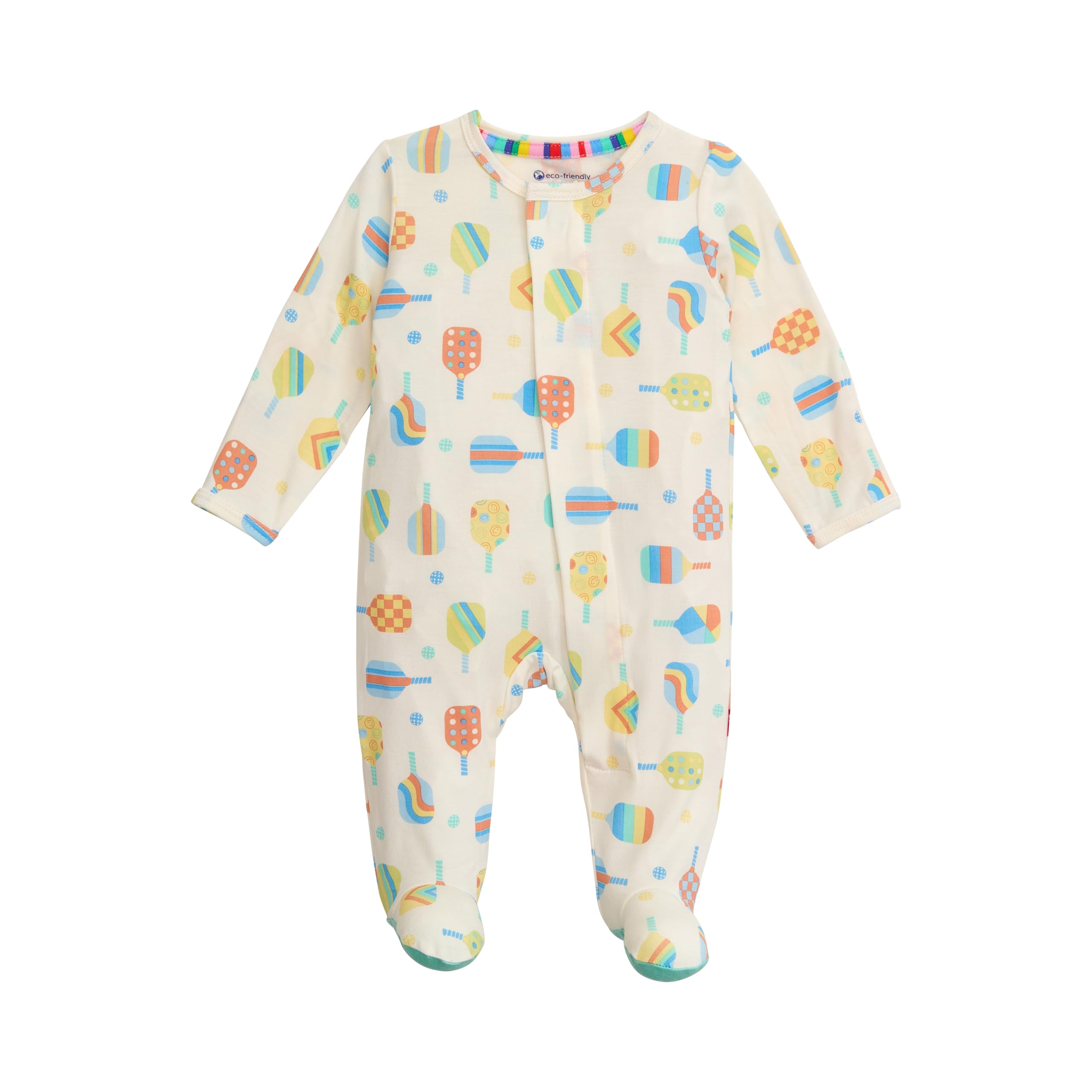 Magnetic Me Girls Modal Magnetic Baby Footie Pajamas | Silky Soft Modal Fabric | Perfect Pickle Paddles | Newborn