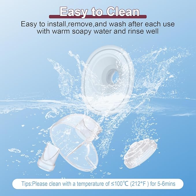 6Pcs Diaphragm Compatible with Momcozy M5 Breast Pump, Replacement Parts, Replacement Pump Parts Accessories Compatible for M5 Momcozy