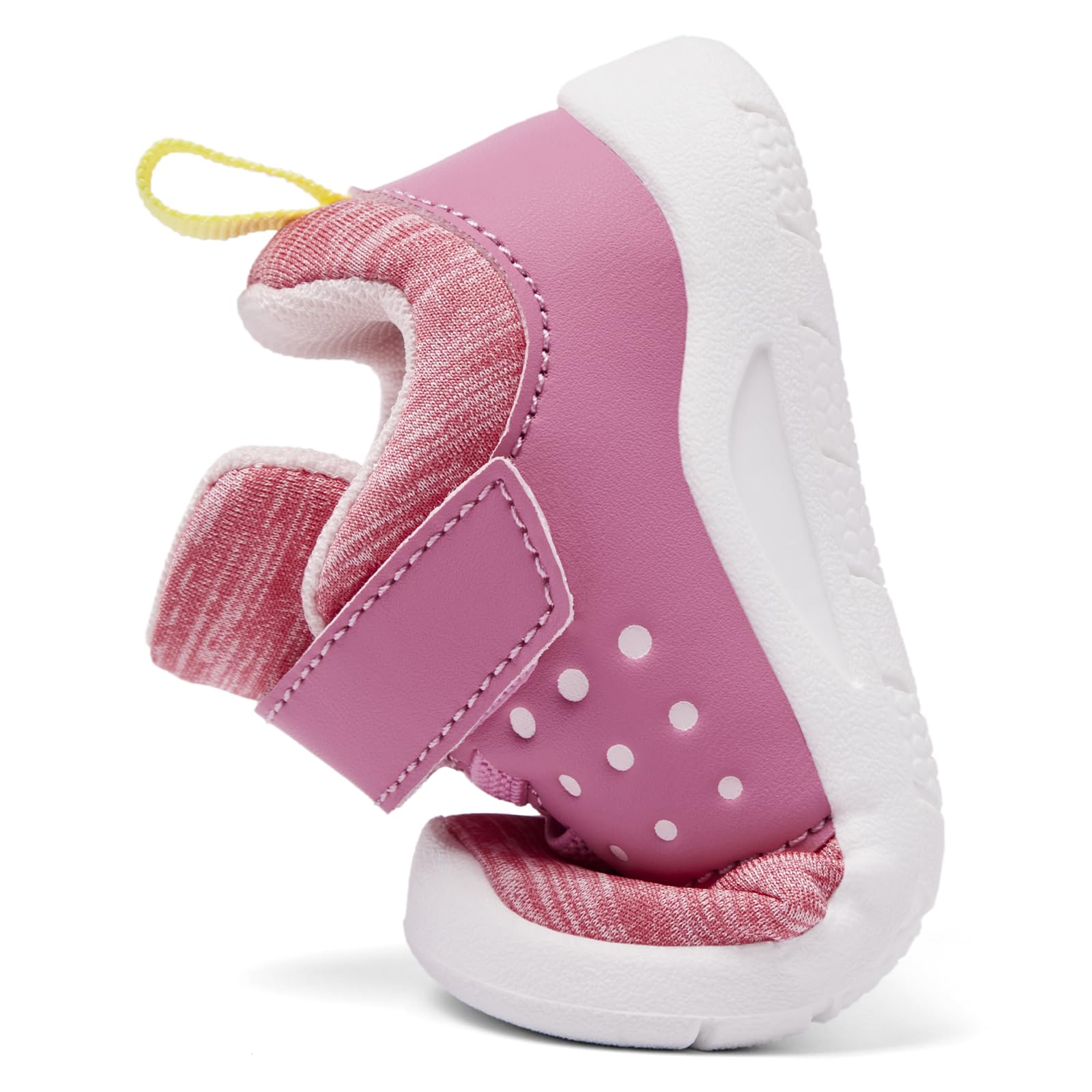 MORENDL Toddler Baby Shoes 0-4 Years Boy Girl Lightweight Breathable Non-Slip Sports Sneakers Running Walking Tennis Barefoot Shoes MixPink 6-9Months
