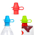 KiddiKap Original Bottle Topper, Silicone Sippy Spout, 3 Pack, Fits 28mm