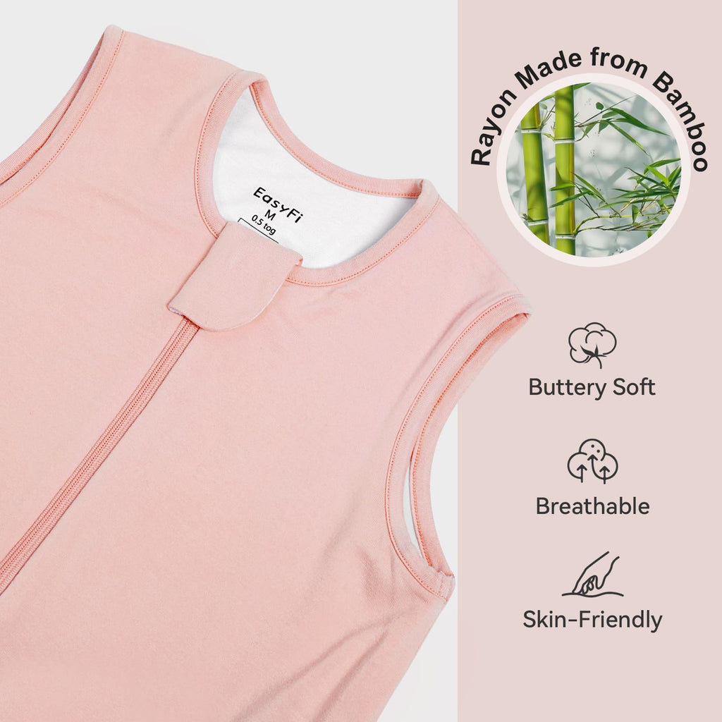 Rayon Made from Bamboo 0.5 TOG Summer Toddler Sleep Sack with Feet 3T-4T