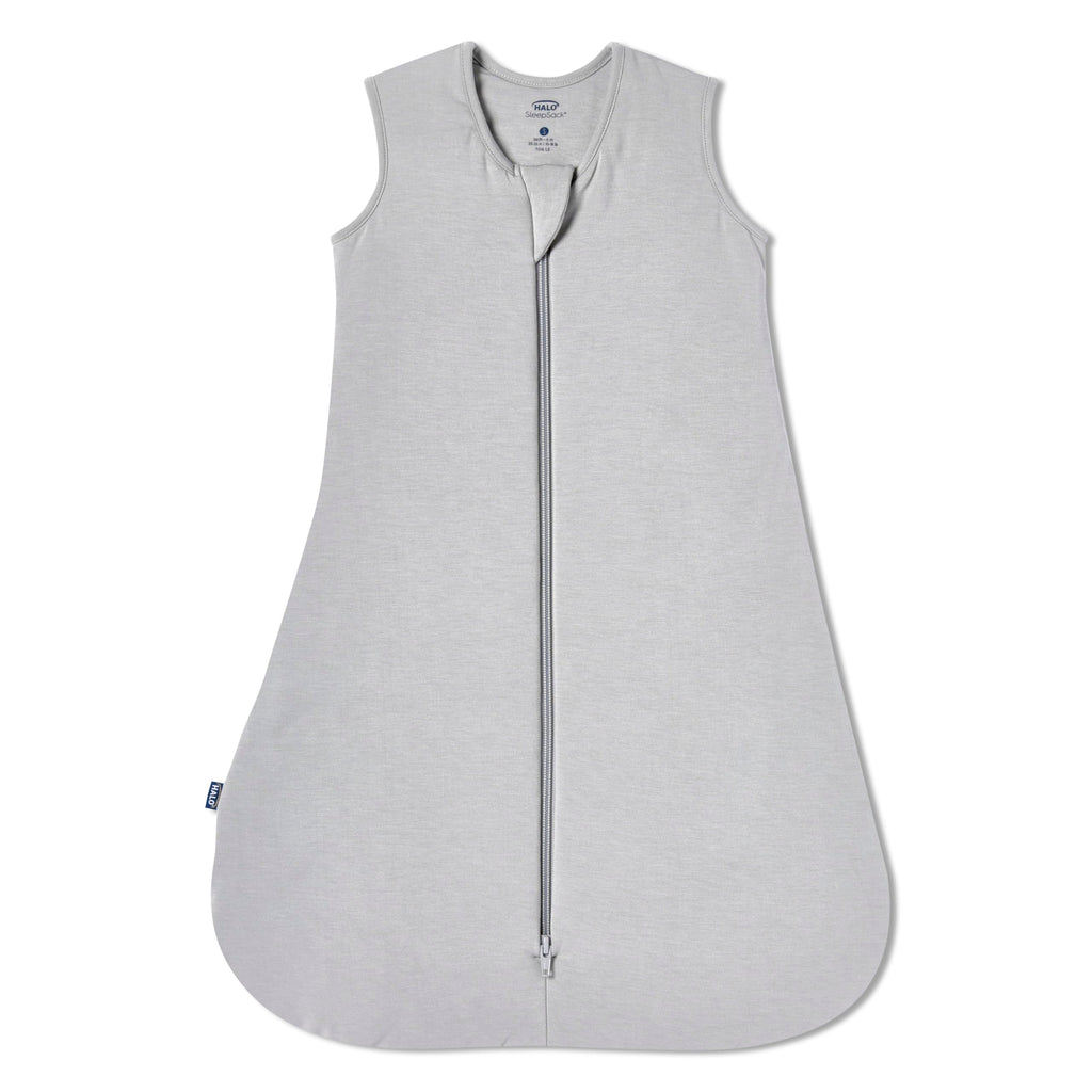 HALO Sleepsack Supersoft Wearable Blanket, Viscose Made from Bamboo, Sleeping Bag for Babies, 1.5 TOG, 6 – 12 Months, Medium, Storm Grey
